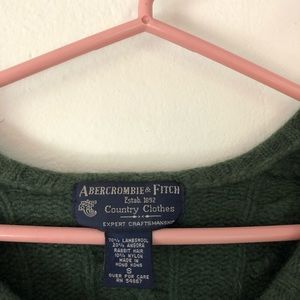 Abercrombie & Fitch vintage cableknit sweater
